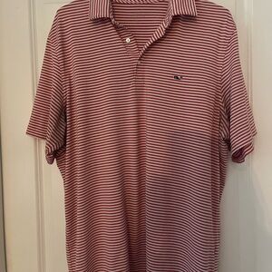 Vineyard Vines Classic Red and White Polo